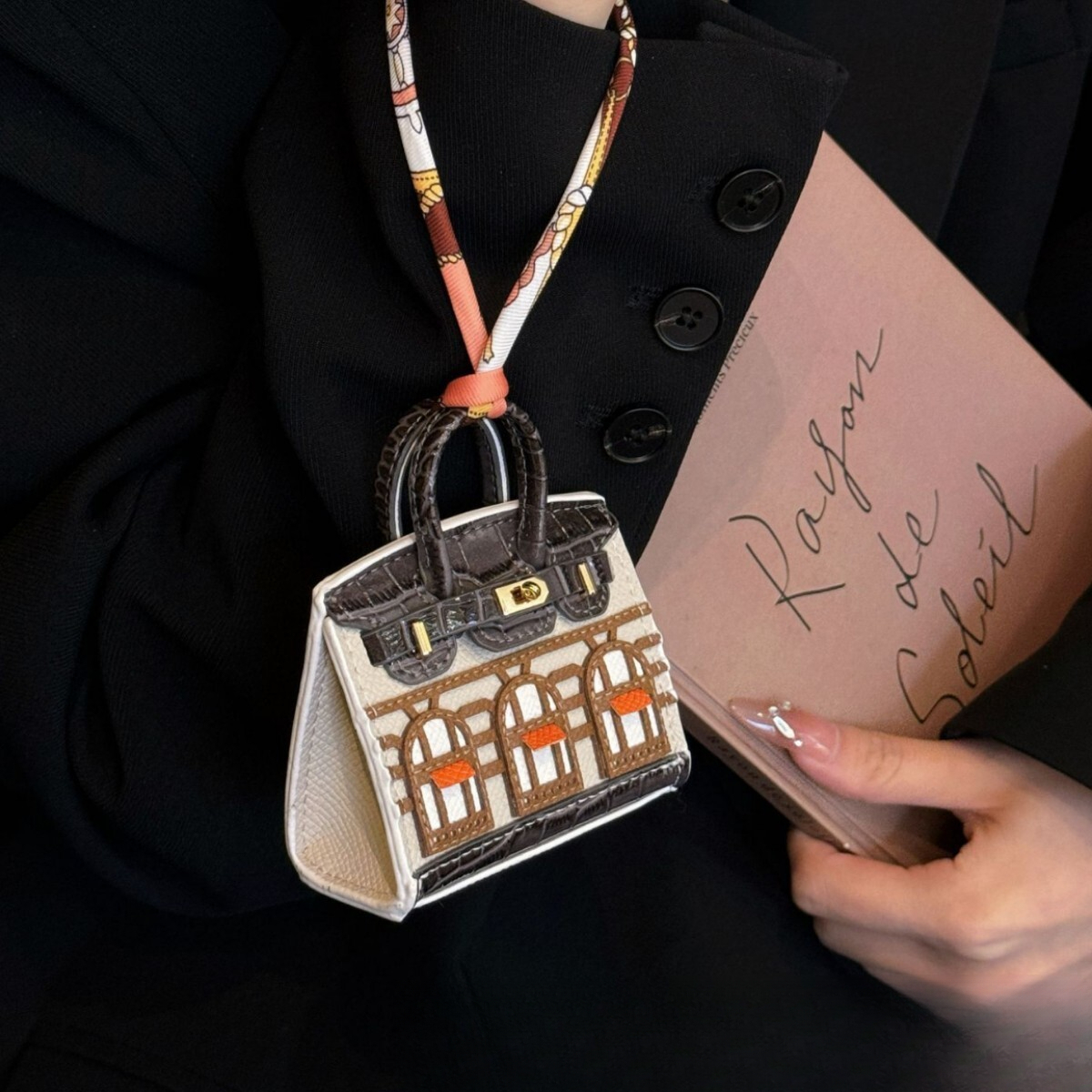 High-Value Mini Pair Bump Window House Pendant Earphone Lipstick Car Key Small Bag Backpack ddmythur