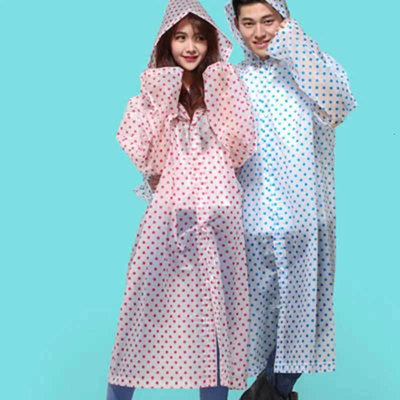 High Quality EVA Unisex Raincoat Adult Raincoat Hooded One-piece Thick Men Camping Women Waterproof Long Raincoat Y250814