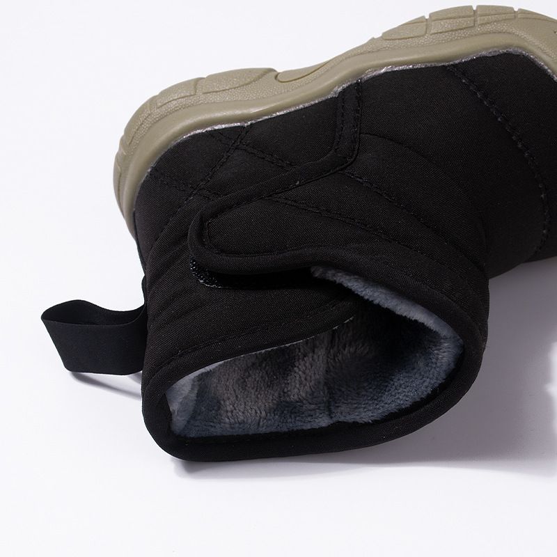 Winter Baby Cotton Shoes Toddler Waterproof Snow Boots Kids Solid Color Short Boots Kidsnest Boys Girls Daily Travel Shoes In Winter Size US5C-US9C