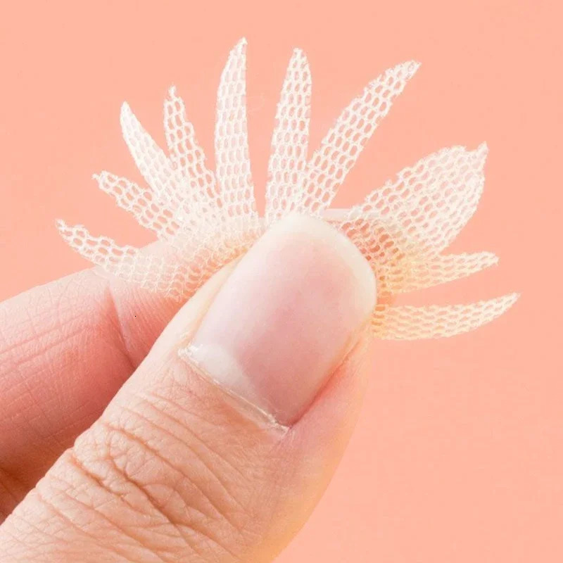 Clear Self-adhesive Double Eyelid Tape with Water Invisible Lace Mesh Eyelid Paste Sticker Olive-shaped Big Eyes Makeup Tool 250811