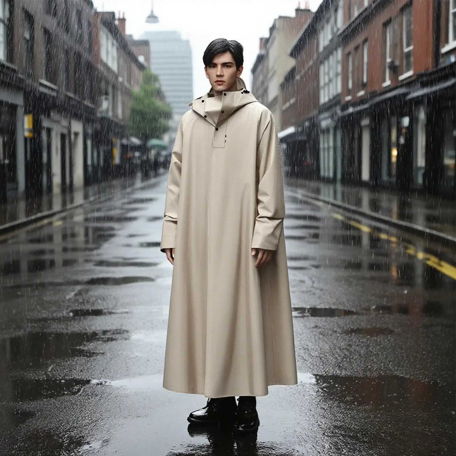 Rain Poncho Outdoor Cycling Raincoat For Scooter Reusable Long Motorcycle Rain Poncho For Men Women Scooter Fishing Camping Y250814