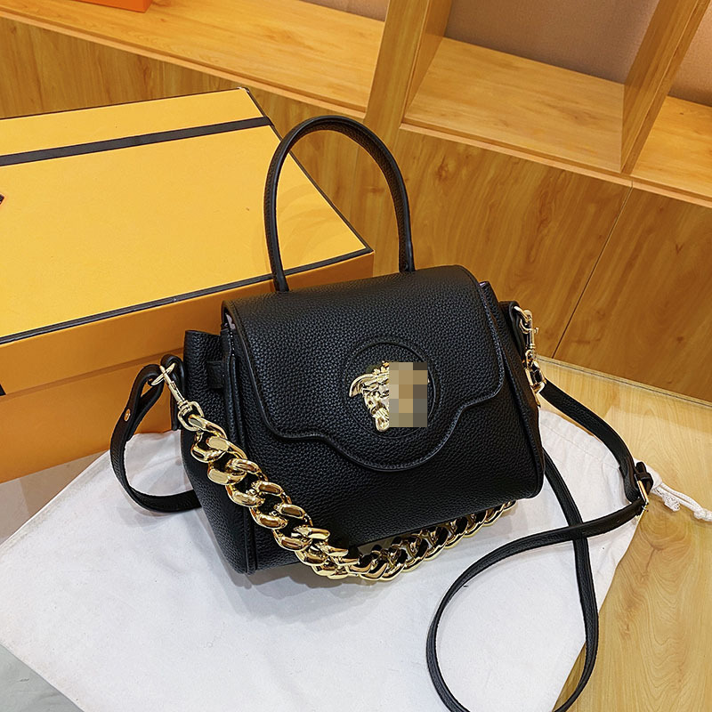 New women's fashionable solid color handbag with flip cover, niche high-end texture, shoulder bag, trendy crossbody bag, women's bag