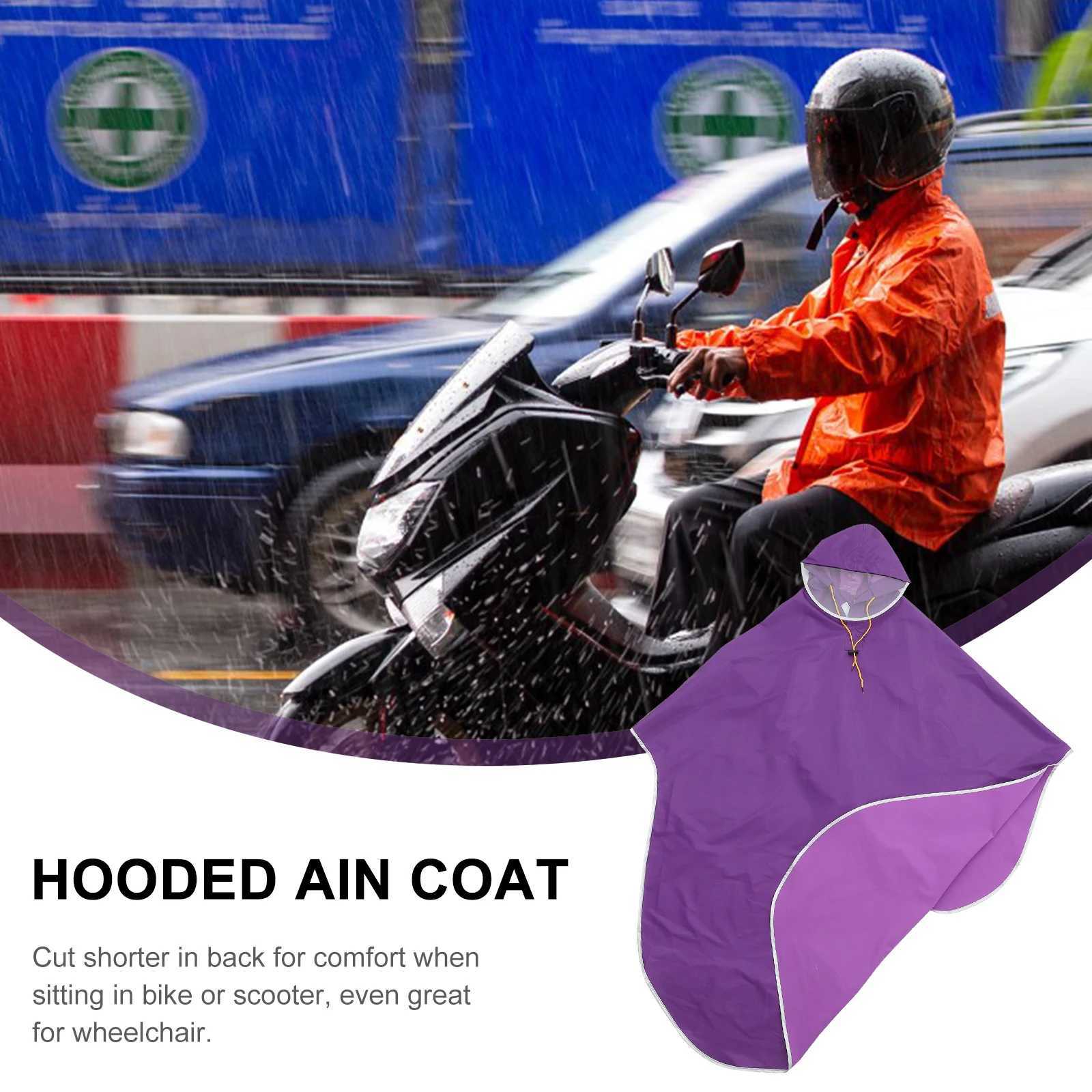 Electric Vehicle Raincoat Waterproof Bike Cape Wheelchair Poncho Cycling Rain Suit Hooded Outdoor Emergency Rain Gear Y250814