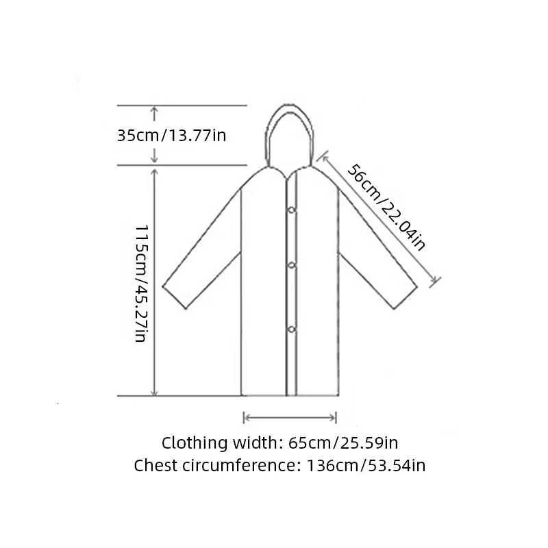 Adult Raincoat Non Disposable Thickened Outdoor Travel Climbing Waterproof Rain Gear Universal One Piece Raincoat Y250814