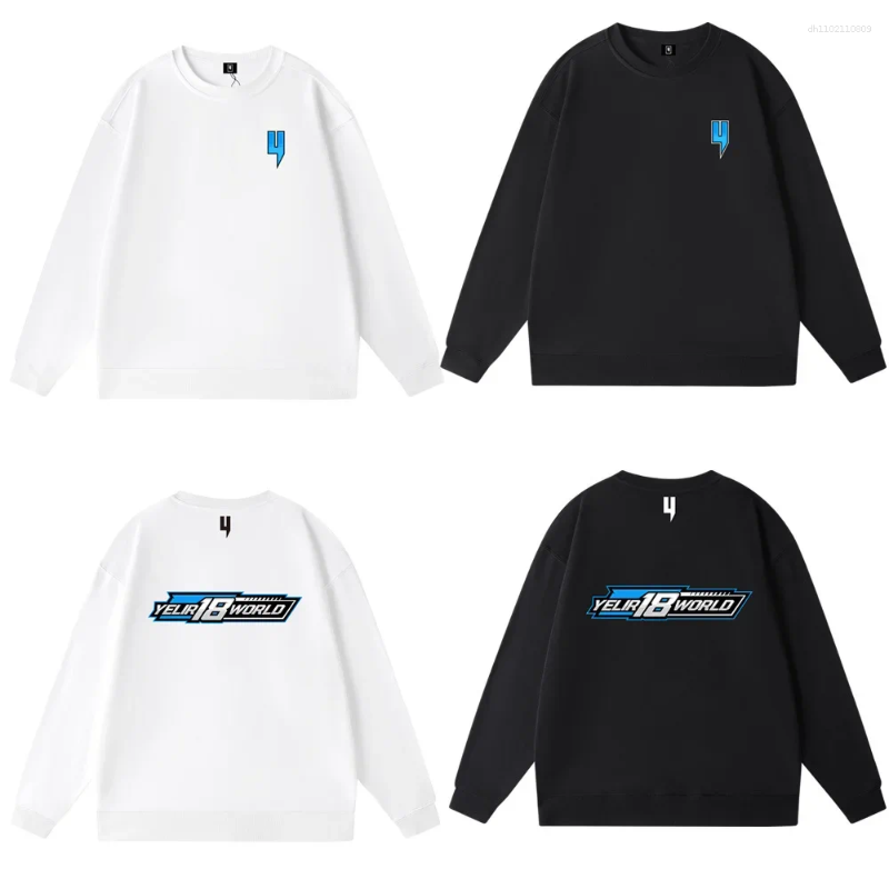 Men's Hoodies Casual Round Neck Sweatshirt Comfortable Clothing Brand 4 Letter Print Fashionable Cozy Autumn Style Loopback Hoodie