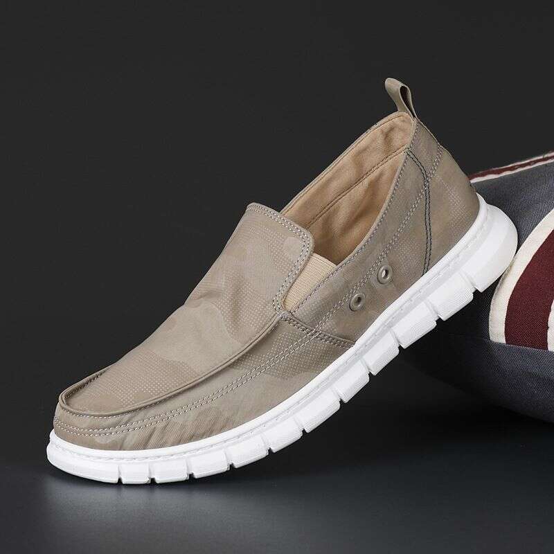 2025 Spring Men's Canvas New Casual Flat Low Top Board Shoes Korean Edition Autumn Breathable Men