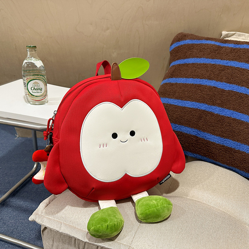 Autumn New Neutral Style Backpack New Casual Backpack, Fresh Style Cute Fruit Girl Backpack Cartoon Children's Bag Autumn New Designer Backpack
