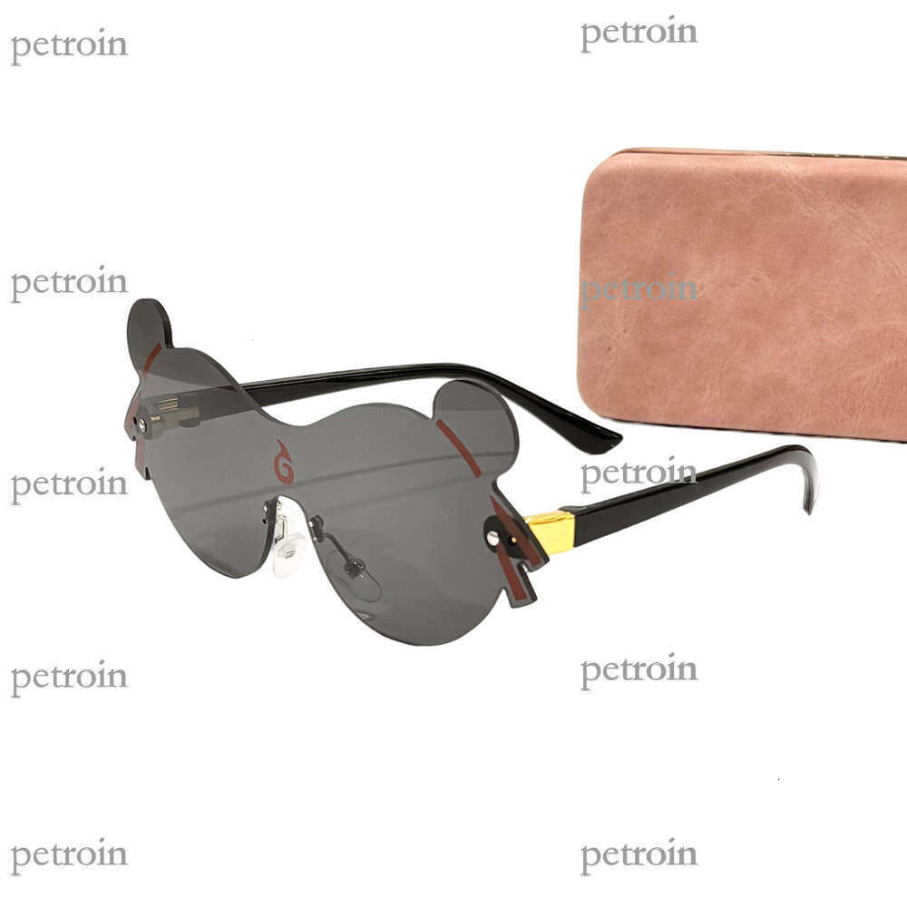 2025 Magic Child Cartoon Personality Cute Children's Rimless Edge Cutting Super Adorable Play and Photo Taking Nezha Sunglasses