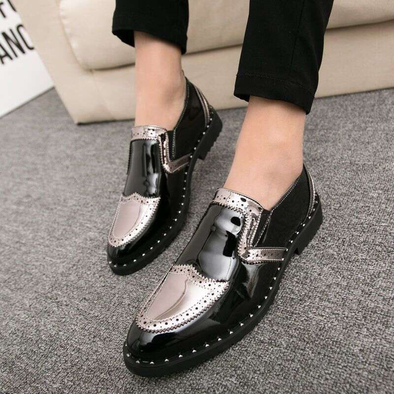 Men's Loafers Breathable Casual Leather Moccasins Business Slip On Shoes
