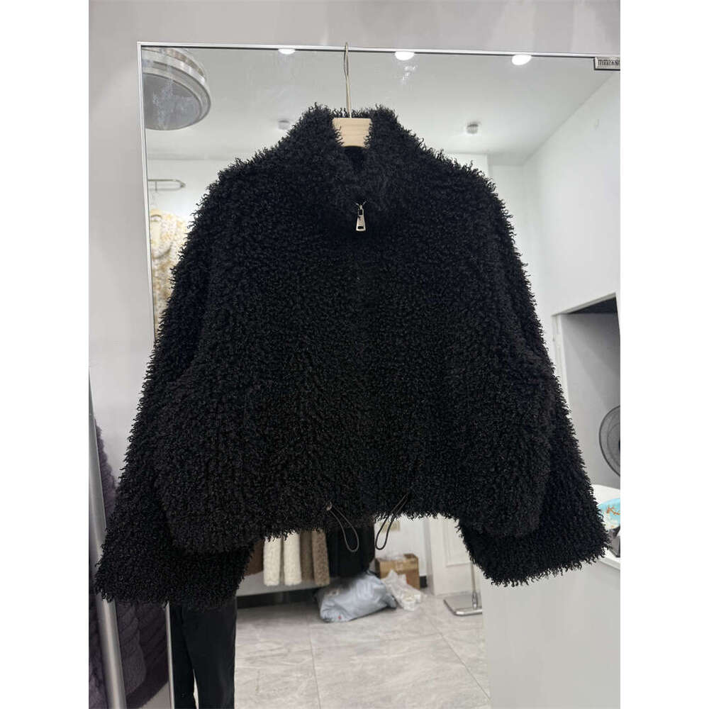 Women Winter Warm Coat Furry Lambswool Coat Turn Down Coat Thick Jacket Tops For Women Coat