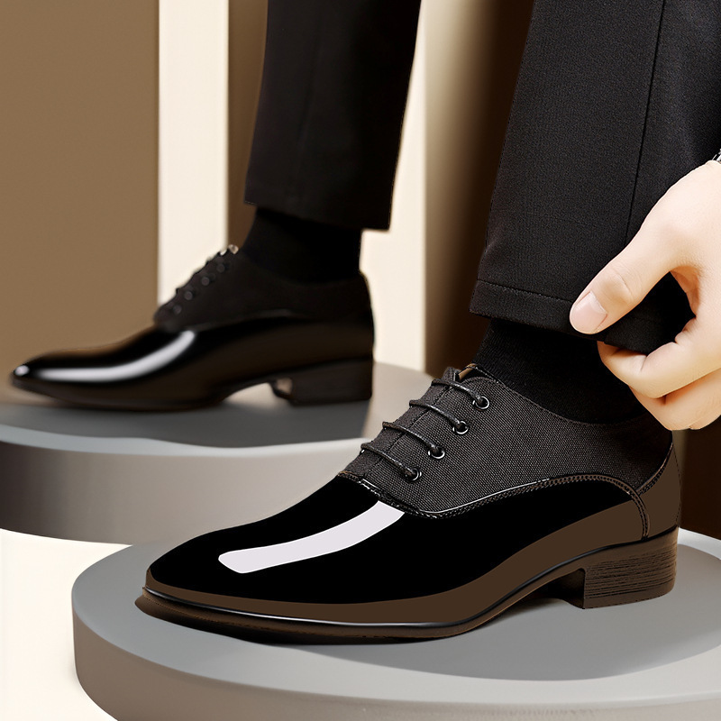 Trendy Low Profile Patent Leather Shoes Versatile Fashion Accessory