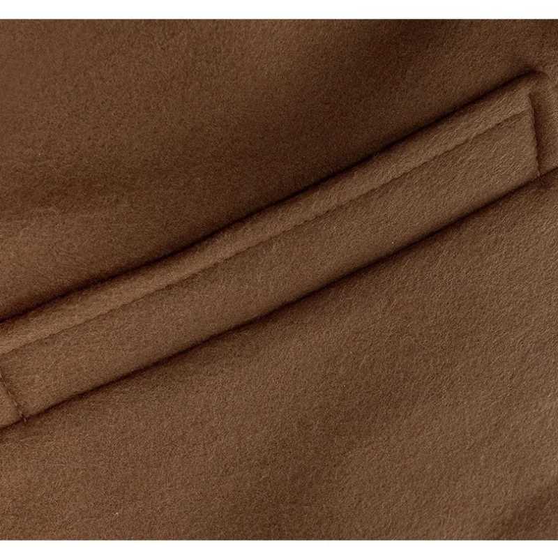 Heavyweight Thickened Trench Coat Streetwear Fashion X-long Men Coats Outdoor Travel Clothes With Epaulettes For Winter W250815