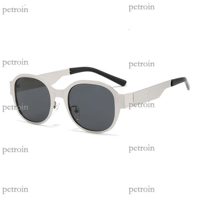 New Fashion Metal Internet Celebrity Style Women, Trendy Decorative Sunglasses with Unique Shape for Men
