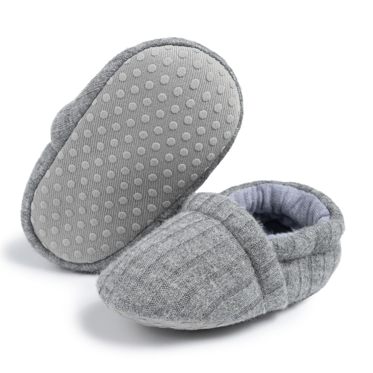 Baby Girls Boys Toddler First Walkers Shoes Booties Newborn Baby Crawling Shoes Kidsnest Warm Fluff Non-Slip Baby Crib Shoes