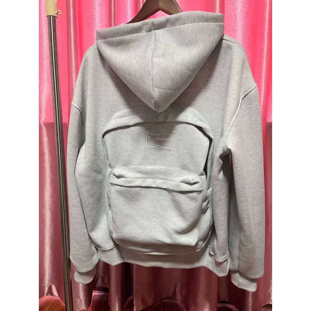 Designer Clothing 2025 Spring Autumn New Men's Hoodie Solid Back Small Bag Design Sweatshirt Men Women Trendy Brand Jacket Hooded For Male Coats