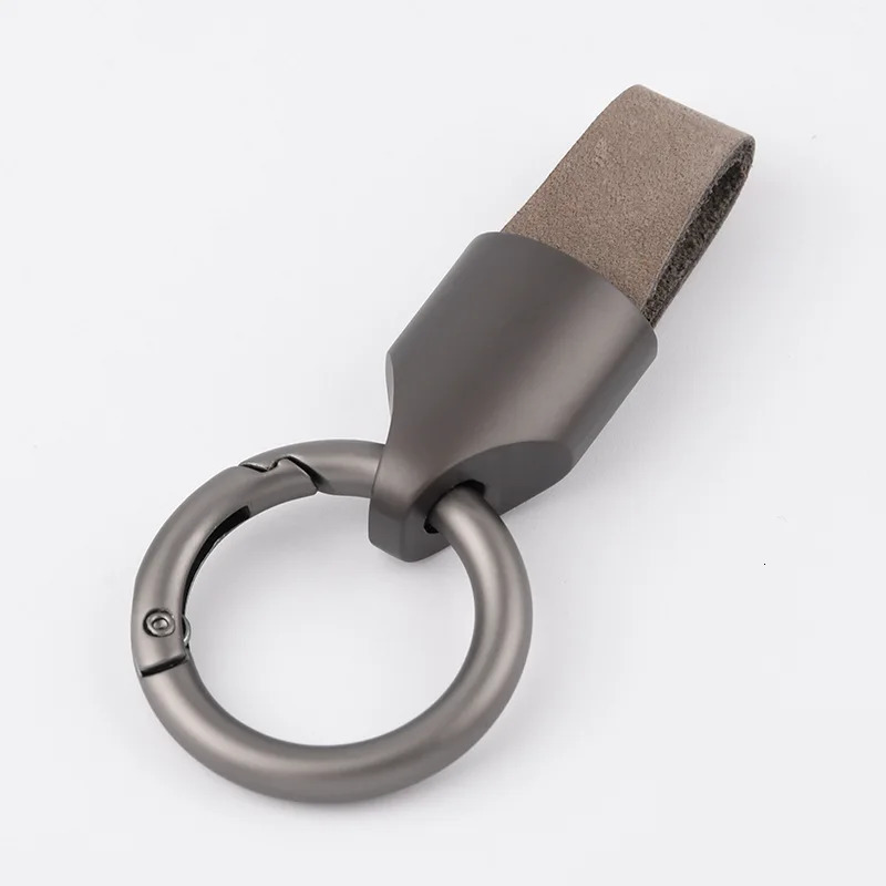 Fashion Durable Leather Car Key Ring Keychain Holder Accessories Suitable for Most Keys Keyholes Larger Than 12cm047in 250811