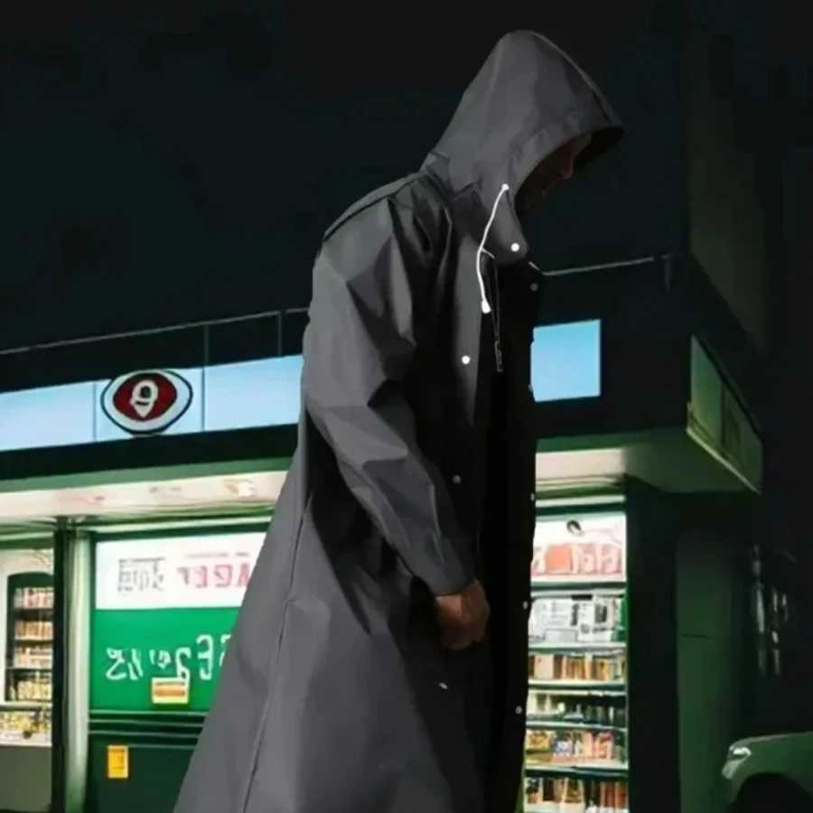 Disposable Transparent Raincoat | Long Full-Body Rainproof Poncho | Unisex Portable Adult Rain Gear | Emergency Waterproof Cover Y250814