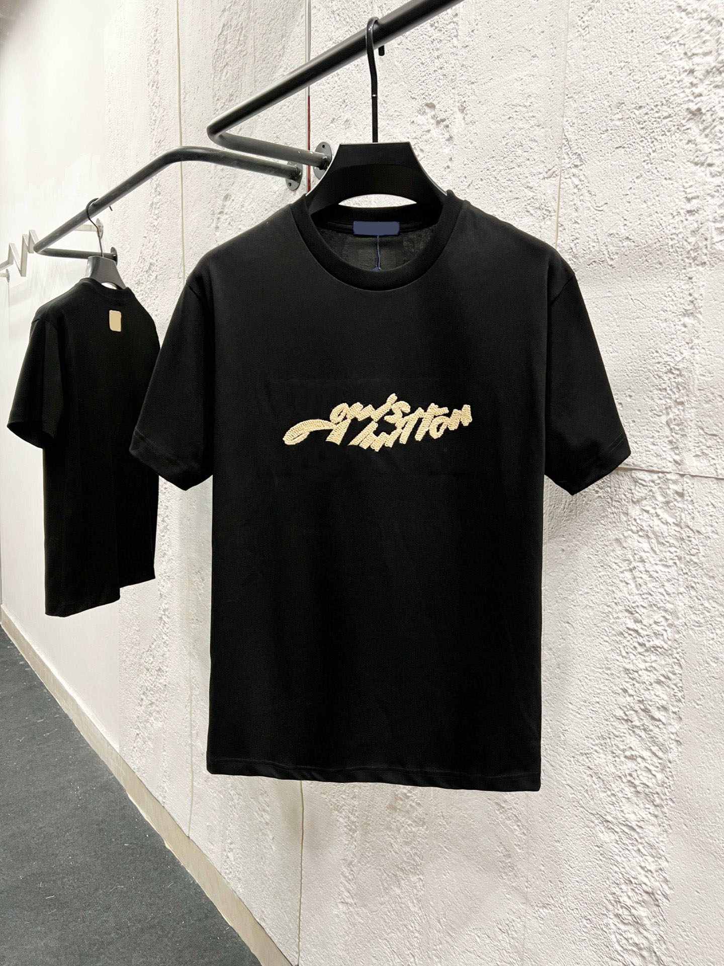 Men's Plus Tees & Polos Round neck embroidered and printed polar style summer wear with street pure cotton 34yh