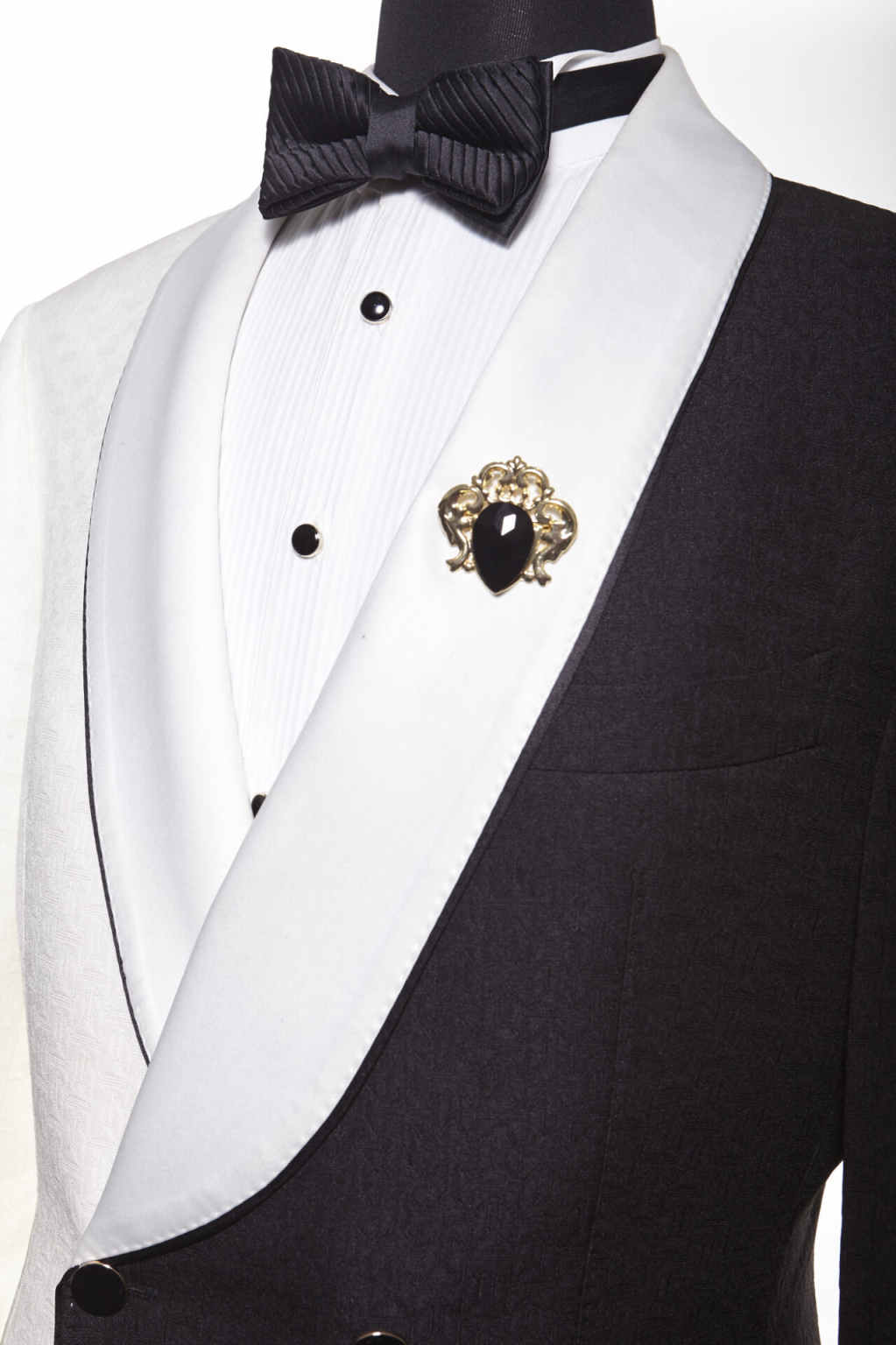 Montage Design Men's Suit 2 Pieces Jacket Pants Double Breasted Groom Wedding Tuxedo Dinner Party Prom Customized