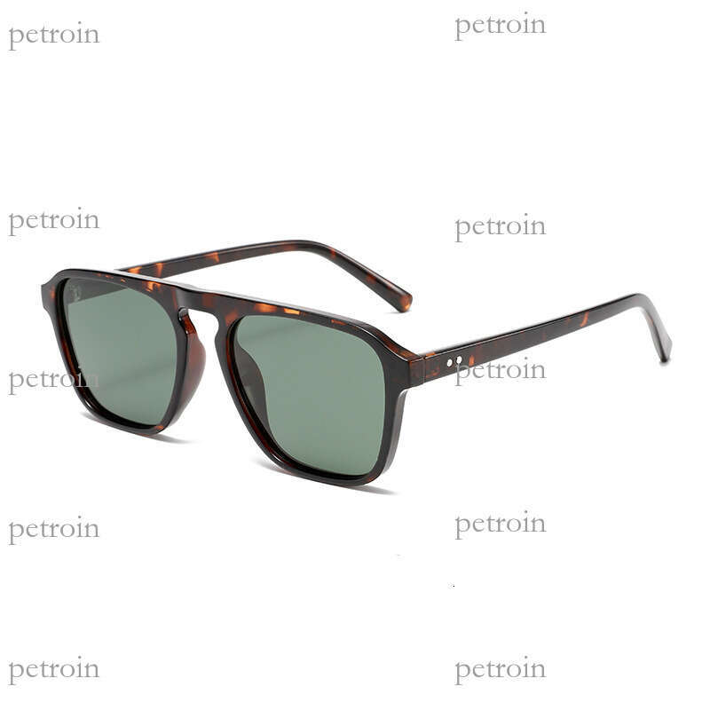New Men's and Women's Pilot Polarized Sunglasses Fashion Square Frame Hot-Selling Model