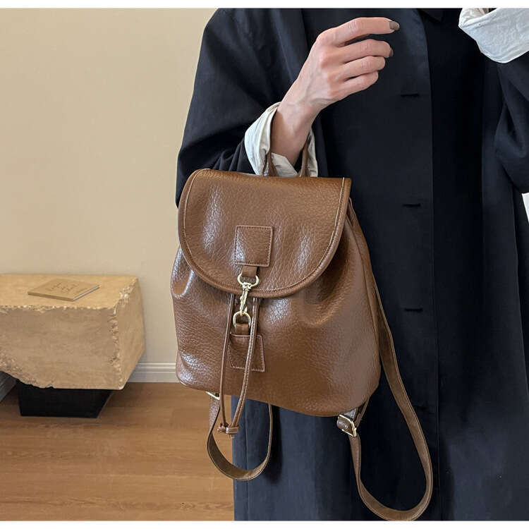 2025 Spring PU Bags Designer Women Women's Business Backpack