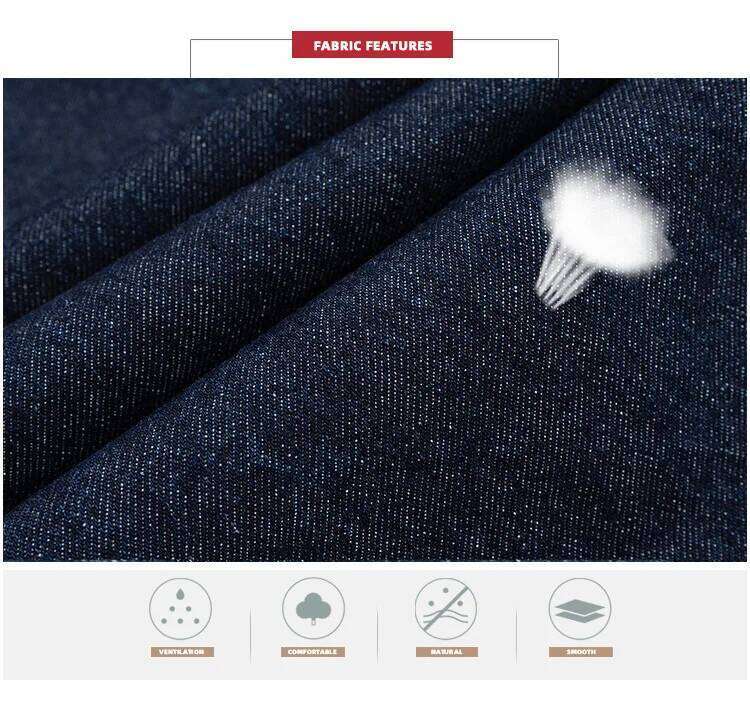 MIJKO Dark Blue Mens Baggy Jeans Cleanfit Loose Casual Denim Trousers Unisex Cargo Pants TJ122