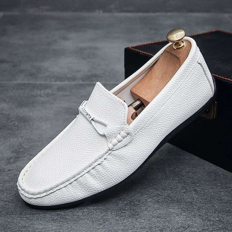 Bean Summer New British Style Fashion Trend Casual Versatile Men's Soft Sole One Foot Le Fu Shoes