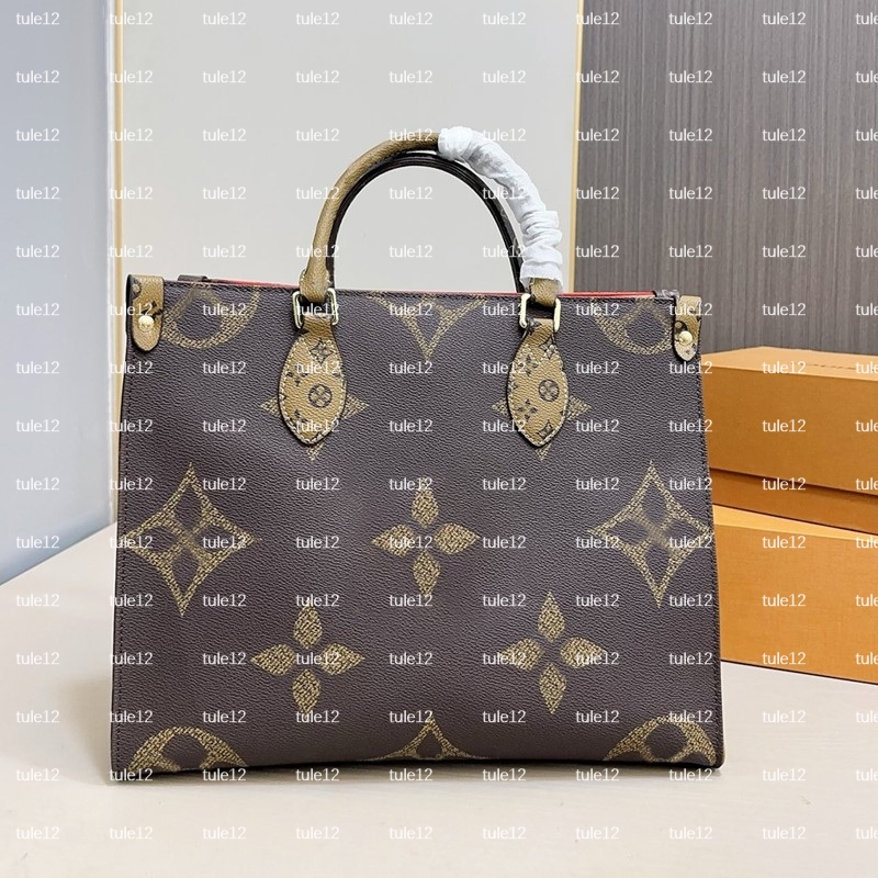 Top S/M/L size must have designer handbag onthego bag Womens crossbody shoulder bag mirror quality high capacity shopping bag leather bag timeless travel Totes purse