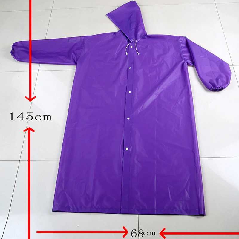 Environmental Women Raincoat Men Black Rain Clothes Cover Hooded Poncho Motorcycle Rainwear Adult Clear Portable Rain Y250814