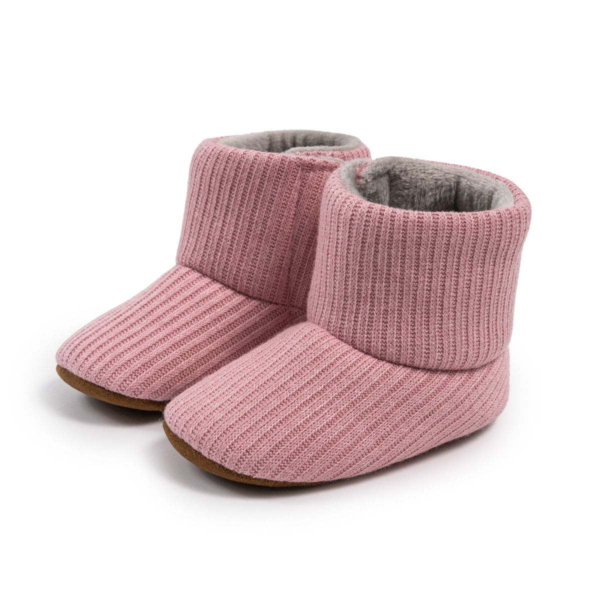 Baby Ankle covered Boots Warm Lining Winter Kidsnest Infant Baby Boys Girls Soft Sole Warm Prewalker Newborn Boots 3-Colors