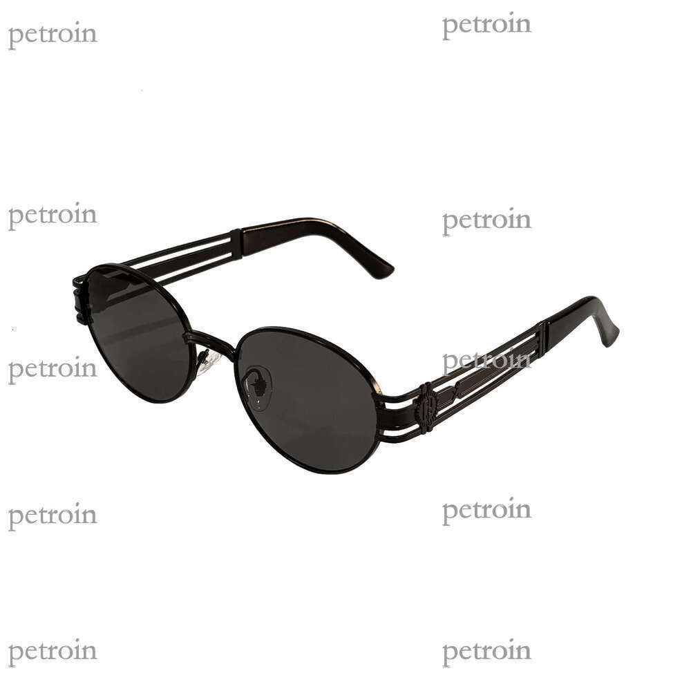 New Oval Fashion Gradient Sunglasses Men and Women Anti-UV Trendy Glasses