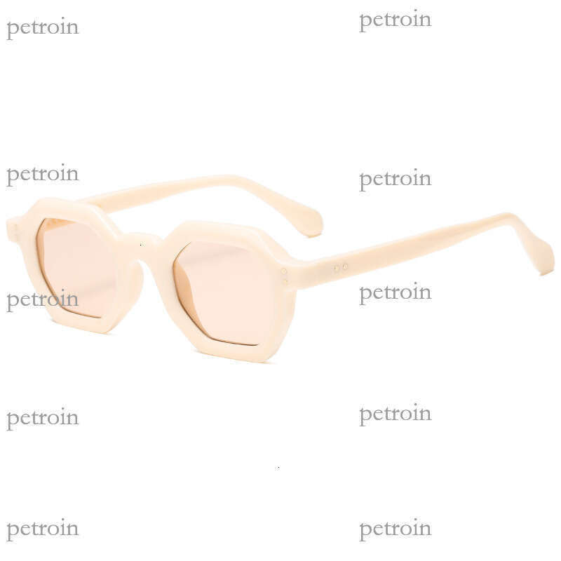 Polygonal Rice Stud New Trend UV400 Anti-UV Sunglasses