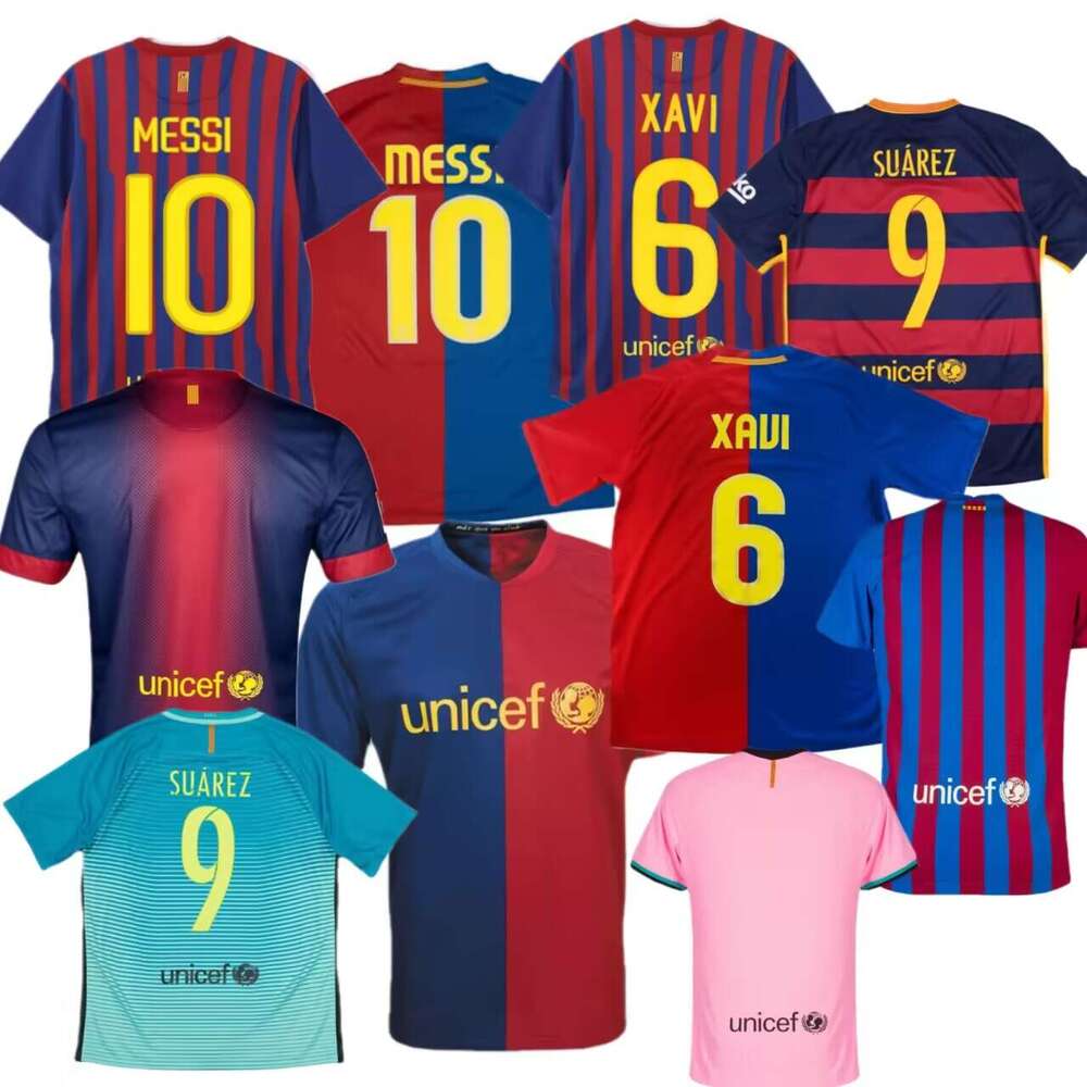 Retro vintage classic PUYOL XAVI MESSIs football jersey 2013 2014 15 16 17 18 19 SUAREZ Neymar A.INIESTA DANI AES VIDAL SERGIO COUTINHO PIQUE soccer shirt