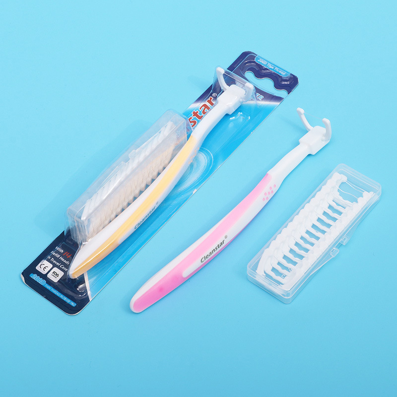 PP + silicone handle dental floss 200D replaceable head multi-specification oral cleaning care dental floss stick