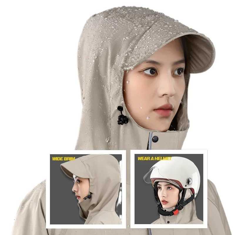 Raincoat plus-Sized Thicken and Lengthen Adult Motorcycle Poncho Explosion-Proof Rain Gear Y250814