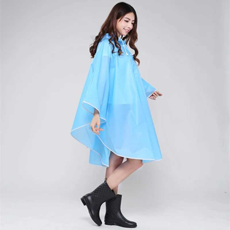 Cycling Motorcycle Raincoat Cape Poncho Hooded Windproof Rain Coat Cycling Climbing Hiking Travel Rain Cover Y250814