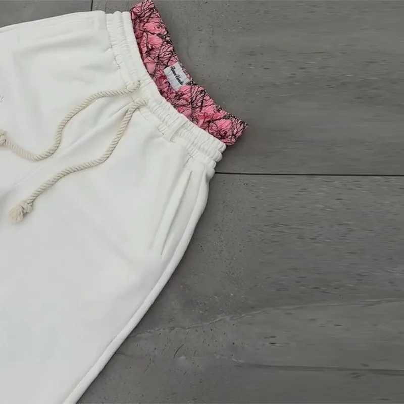 Y2K Retro Shorts Solid Color Pattern Double Waist Embroidered Streetwear Men Women Harajuku Hip Hop Casual Sports Shorts Y250814