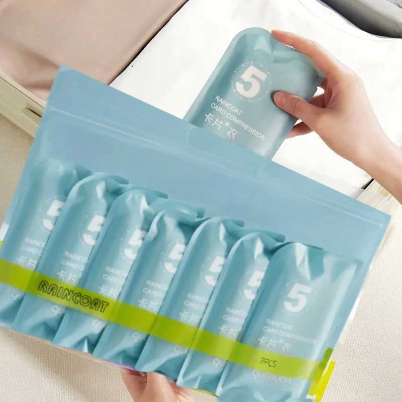 Disposable Raincoat Portable and Thickened Card Packaging Adult and Childrens Student Raincoat Scenic Spot Tourism Long Jumpsuit Y250814