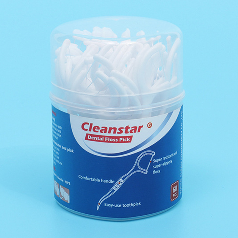 Dental floss storage jar, 400D family pack, hospital dental clinic, portable disposable plastic toothpicks
