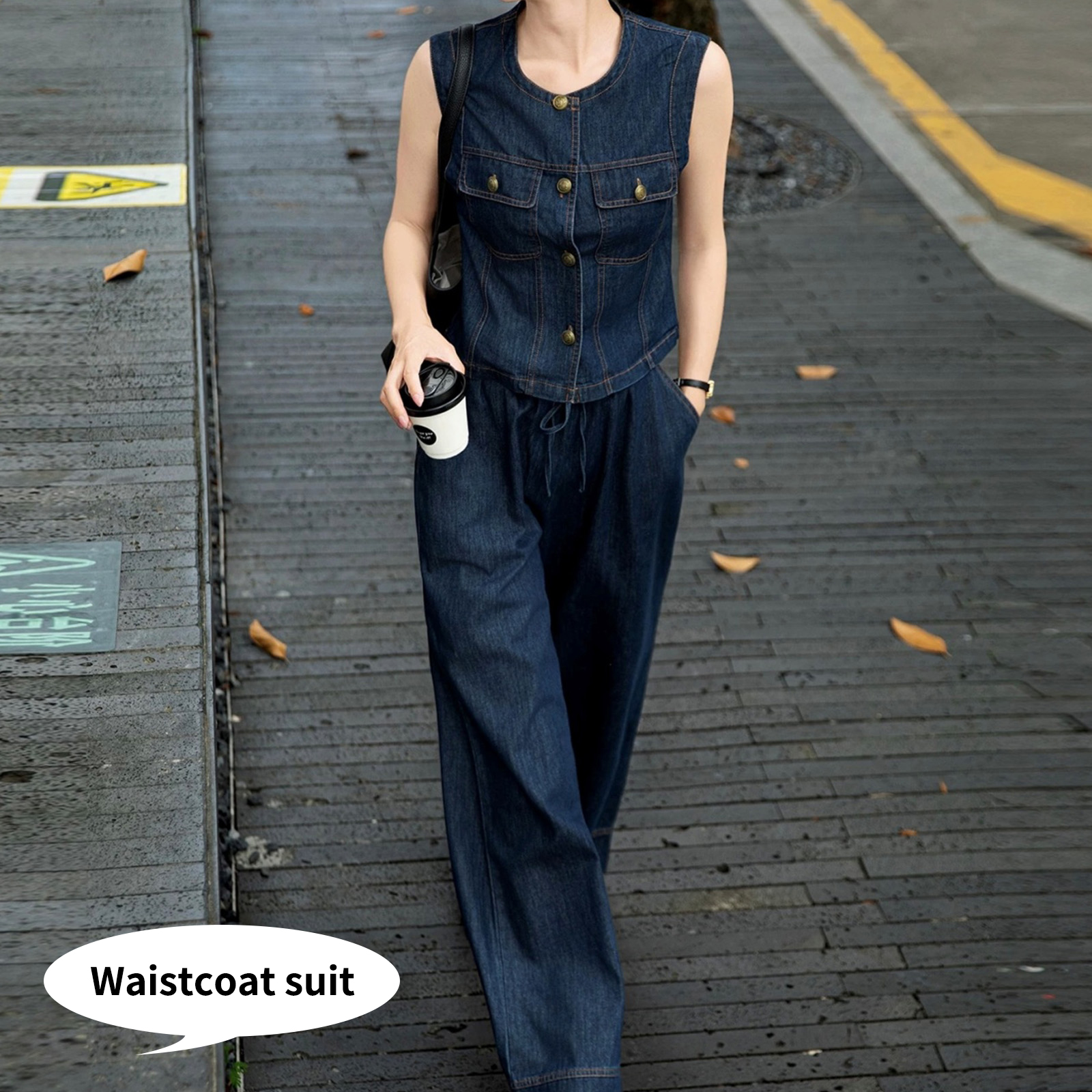 Summer Womens Casual Vest Set - Lightweight & Breathable Fashion