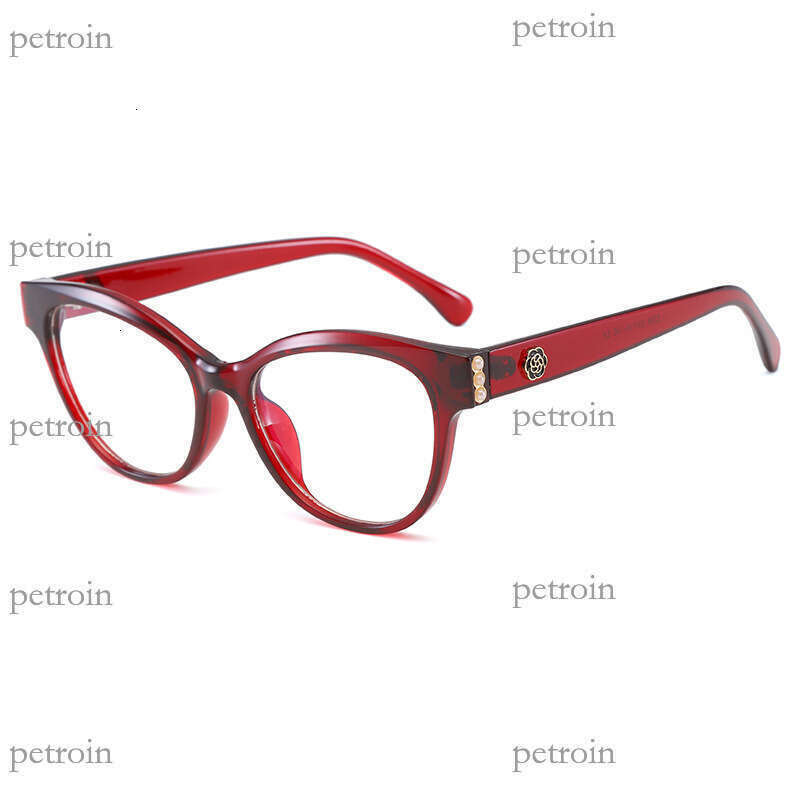 2025 New Cat Eye Blue Light Blocking Simple Large Frame Non-Prescription Glasses Personality Fashion No Makeup Sunglasses