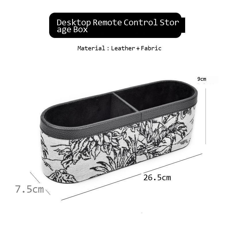 Luxury French Style Desktop Leather Storage Box High-End Remote Control High-End Home Living Room with Storage Box 250815