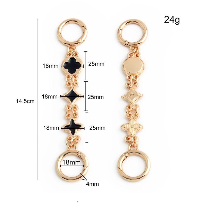 1PC 14.5cm Exquisite Cute Wallet Shoulder Strap Extension Chain Womens Clutch Shoulder Bag DIY Decoration Extension Chain 250811