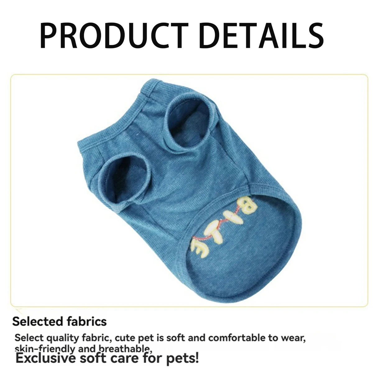 Tshirt for Dogs Cute Puppy Summer Clothes Soft Cats Clothing Breathable Dog Accessories 250814