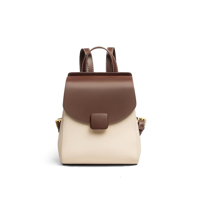 Autumn New Neutral Style Backpack Couple Backpack Fashion Small Backpack Casual Commuting Bag Travel Bag Autumn New Designer Bag Color Collision