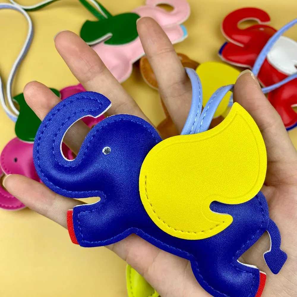 Elephant Bag Charm - Mti-Color Horse Charm Accessory for Purse Backpack Keys Y250815