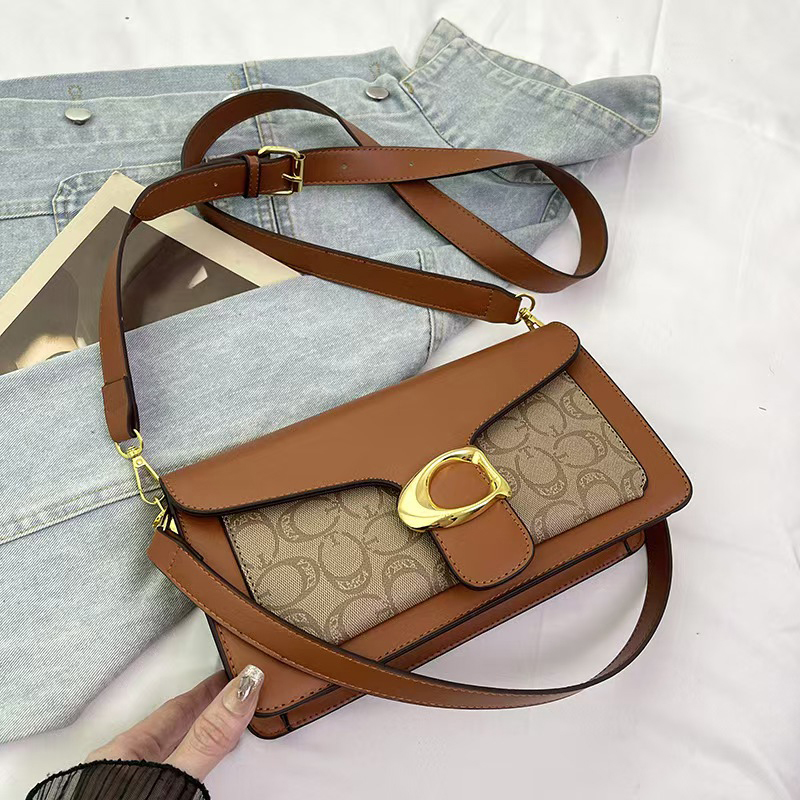 100a Designer Baguette Sacoche Tabby Bag For Woman Purse Black White Shoulder Strap Handbag Tote Leather Clutch Man Fashion Crossbody Pochette Bags