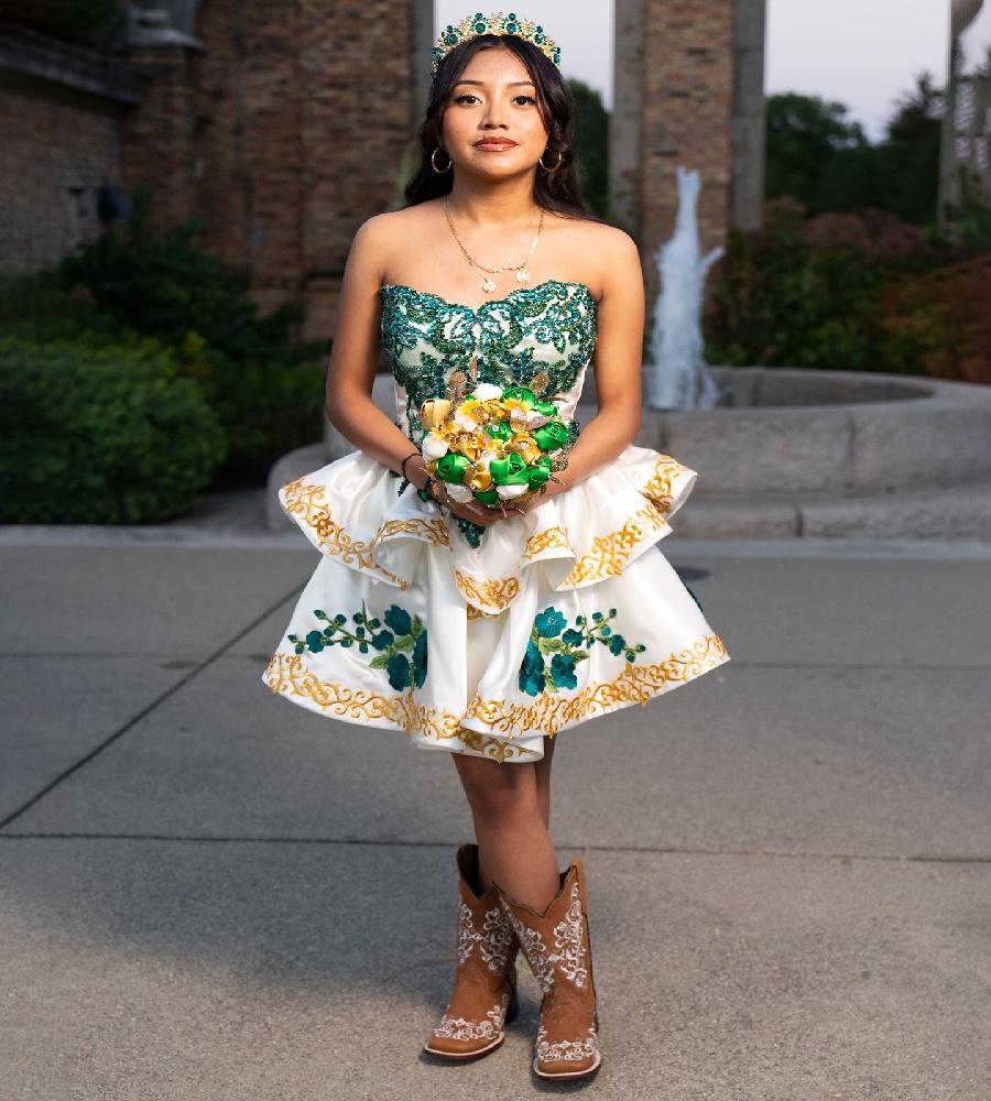 Convertible 2 In 1 Charro Quinceanera Dress 2025 Two Piece Detachable Skirt Short Vestidos De 15 Anos Mexican Birthday Sixteen Traditional Formal Part