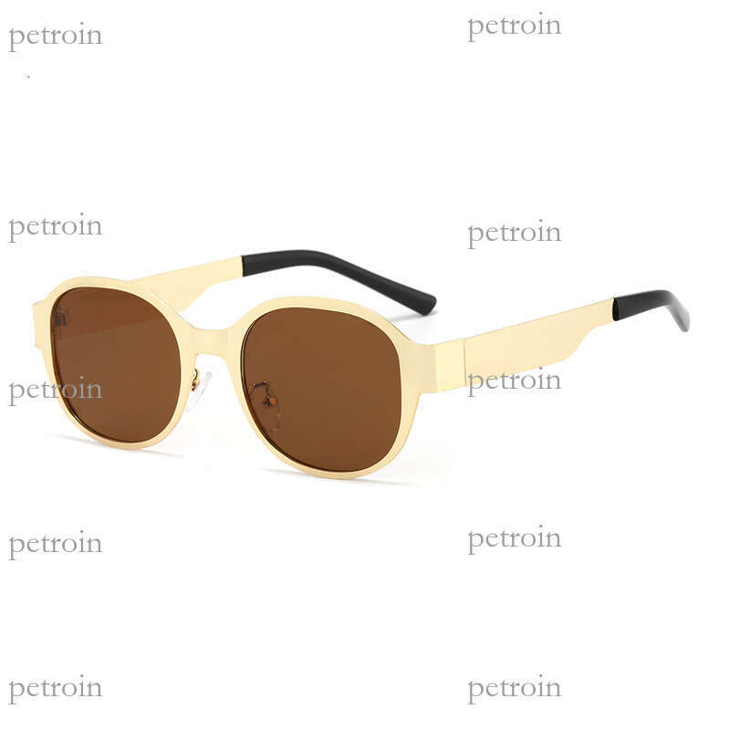 New Fashion Metal Internet Celebrity Style Women, Trendy Decorative Sunglasses with Unique Shape for Men