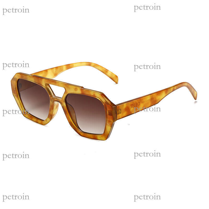 Unique Irregular Hot-Selling Double-Beam Sunglasses Fashion Square Frame Glasses for Women